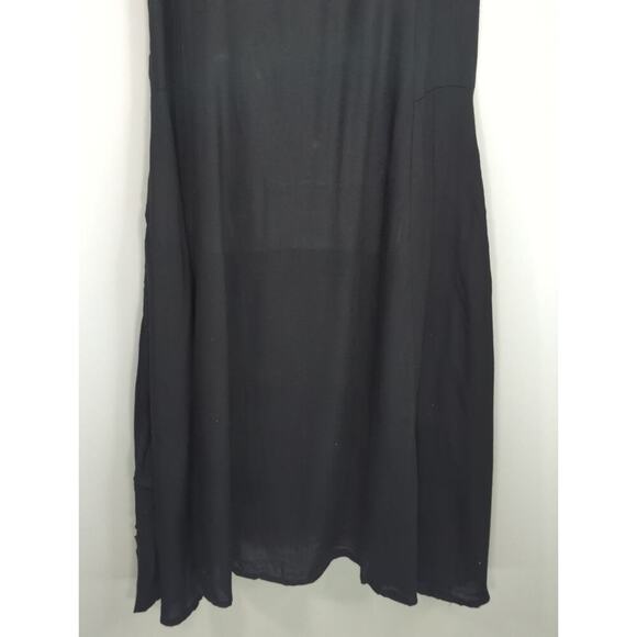 Mexicali Blues Smocked Scoop Neck Mini Dress Black Women XL NWT Bohemian Coastal - Picture 4 of 12